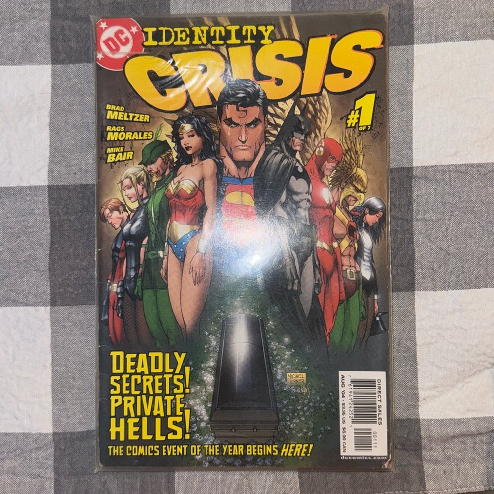DC IDENTITY CRISIS #1 BRAD MELTZER RAGS MORALES MIKE BAIR (DIRECT ED.)